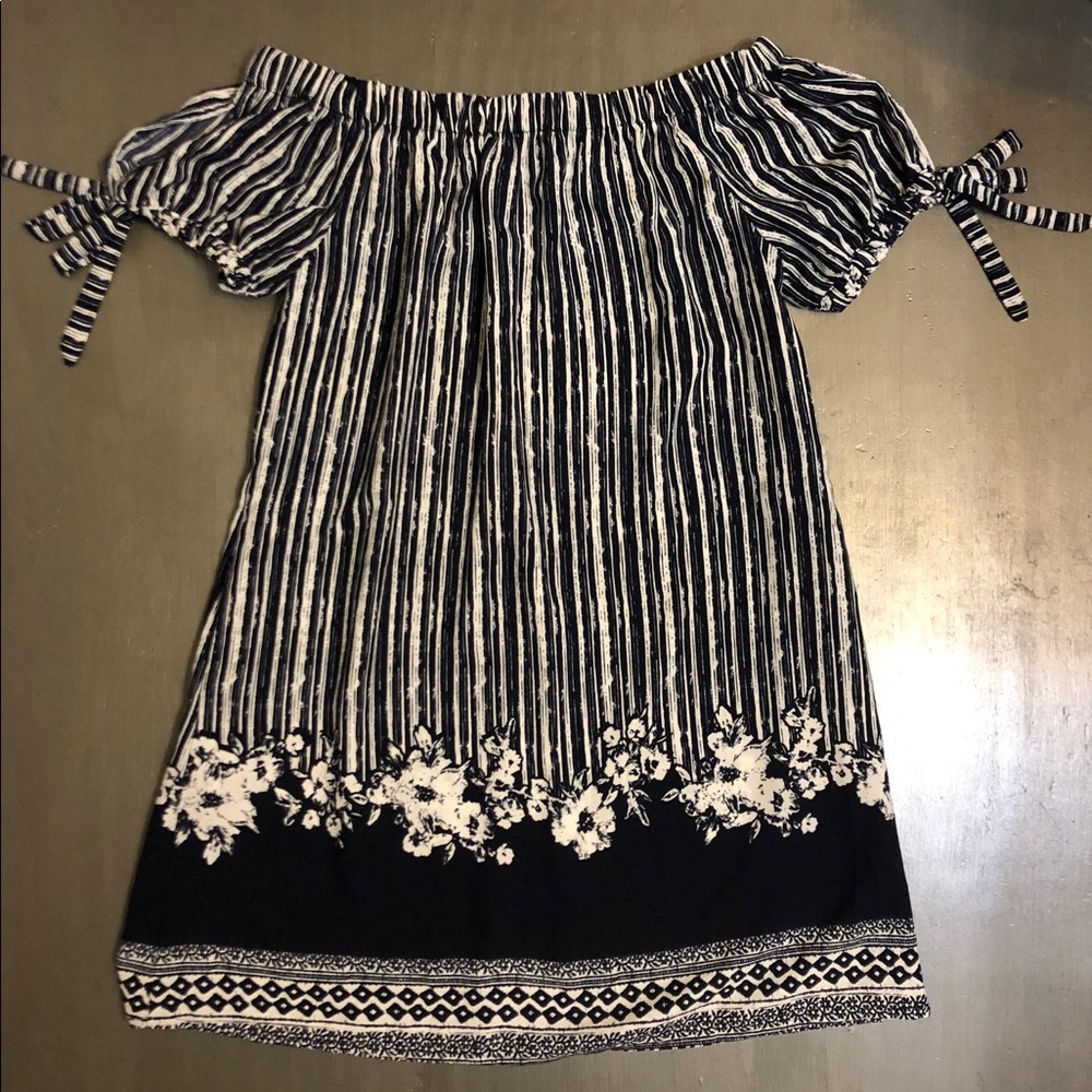 Off-the-shoulder dress from target